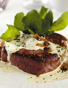 Paves de boeuf aux champignons sauce whisky.html